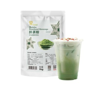 Factory Best Selling 1KG Matcha Powder Flavor Powder Good Taste Milk Tea Powder for Bubble Tea Ingredients