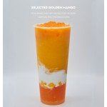 Factory Reserve Price Wholesale Barreled mango Passion Fruit Popping Boba Milk Tea Shop Drinks Shop Dessert Shop