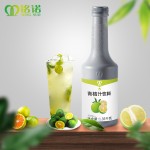 2024 New High-Quality 1.35kg Green Lemon Juice Concentrated Fruit Juice for Mixing with Bubble Tea and Other Beverages