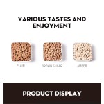 Halal Bubble Tea Ingredients Supply Vendors Wholesale High Quality Brown Sugar Tapioca Pearls Taiwan Bubble Tea Bobas Balls