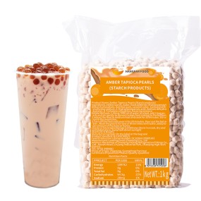 1kg Wholesale High Quality Taiwan Flavor Bubble Tea Ingredients Boba Tapioca Pearls