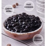 2025 Hot Selling Best Price Wholesale High Quality Bubble Tea Ingredients Supplier Boba Tea Instant Brown Black Tapioca Pearls