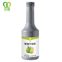 2024 New High-Quality 1.35kg Green Lemon Juice Concentrated Fruit Juice for Mixing with Bubble Tea and Other Beverages