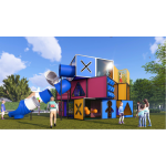Outdoor Slide Supplier - Durable Solid Construction Magic Cube