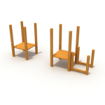 Outdoor Amusement Equipment Supplier - Multi-Functional Wooden Playground