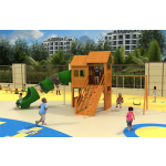 Outdoor Playground Equipment Supplier - Customize Newest Slide Wooden