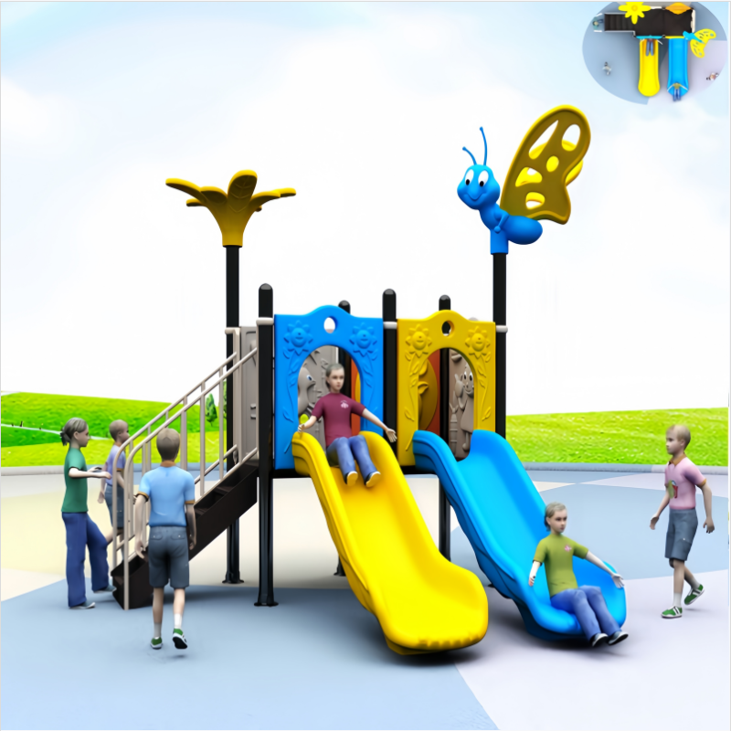 Outdoor Combined Slide Manufacturer - RTS Plastic Factory Stock