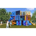 Outdoor Slide Supplier - Durable Solid Construction Magic Cube