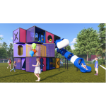 Outdoor Slide Supplier - Durable Solid Construction Magic Cube