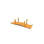 Children's Play Equipment Supplier - Wooden Slide Guardrails Garden
