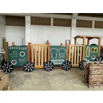 Climbing Net Tunnel Supplier - Montessori Wooden Playland Train Set