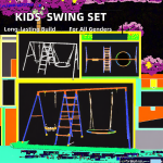 Swing Set Supplier - Toddler Daycare Plastic Metal Climber