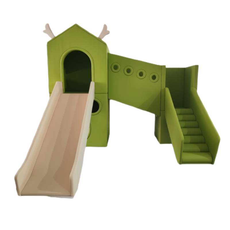 Indoor Playground Equipment Supplier - Soft Climbing House Slide Wholesaler
