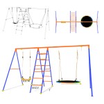 Swing Set Supplier - Toddler Daycare Plastic Metal Climber