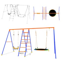 Swing Set Supplier - Toddler Daycare Plastic Metal Climber