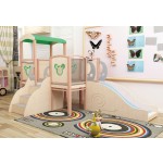 Indoor Playground Slide Manufacturer - Ry12 E0 Grade Non-Toxic Birch