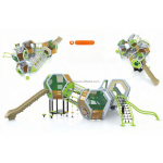 Outdoor Playground Equipment Factory - High Quality Combined Plastic Slide