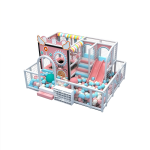 Ball Pit Slide Factory - Commercial White Wood Plastic 10 Kids