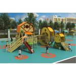 Outdoor Wooden Slide Factory - Customizable Durable Park Amusement