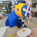 Soft Play Equipment Manufacturer - Spaceship-Themed Parent-Child Slide