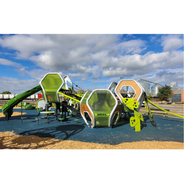 Outdoor Playground Equipment Factory - High Quality Combined Plastic Slide