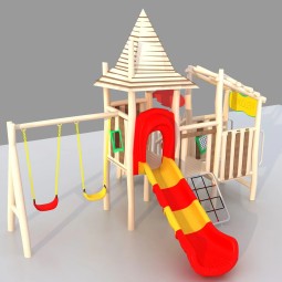 Wooden Climbing Frame Factory - Multi-Functional Parent-Child Interaction