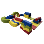 Soft Playground Equipment Factory - Amusing Rainbow Bridge Wholesale