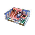 Ball Pit Slide Factory - Commercial White Wood Plastic 10 Kids