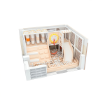 Ball Pit Slide Factory - Commercial White Wood Plastic 10 Kids