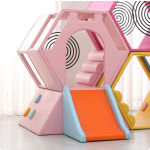 Indoor Playground Maze Supplier - New Design Honeycomb Climbing Slide