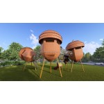 Wooden Slide Set Factory - Customisable Pinecone Cabin Large