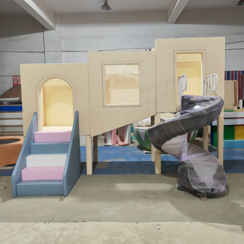 Soft Playground Equipment Supplier - Chinese Factory Soft Climbing Slide