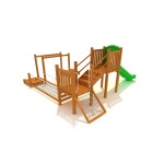 Outdoor Wooden Playground Factory - China-Made Large Climbing Slide