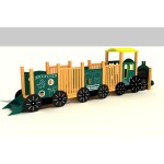 Climbing Net Tunnel Supplier - Montessori Wooden Playland Train Set