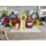 Indoor Playground Maze Supplier - New Design Honeycomb Climbing Slide