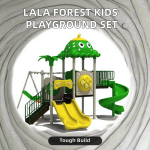 Outdoor Plastic Slide Factory - Lala Forest Cheap Kids Playgrounds