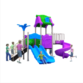 Outdoor Plastic Slide Factory - High Quality Combined Garden Equipment
