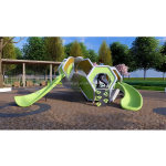 Outdoor Playground Equipment Factory - High Quality Combined Plastic Slide