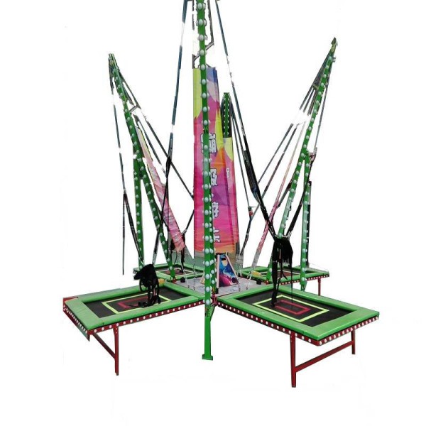 Bungee Trampoline Supplier - Factory Price 4-Person Bungee Jumping