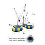 Electric Trampoline Factory - Hot 4-Person Commercial Electric