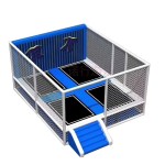 Indoor Trampoline Manufacturer - Yibei Indoor 5x5m Trampoline Net