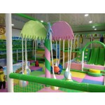 Indoor Playground Factory - Colorful Coconut Palm Soft Castle