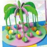 Indoor Playground Factory - Colorful Coconut Palm Soft Castle