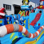 Inflatable Playground Supplier - Durable Large Mecha Castle PVC