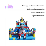 Inflatable Playground Supplier - Durable Large Mecha Castle PVC