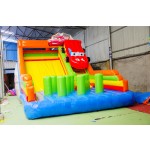 Rainbow Water Slide Factory - Hot Sale Bounce House Combo