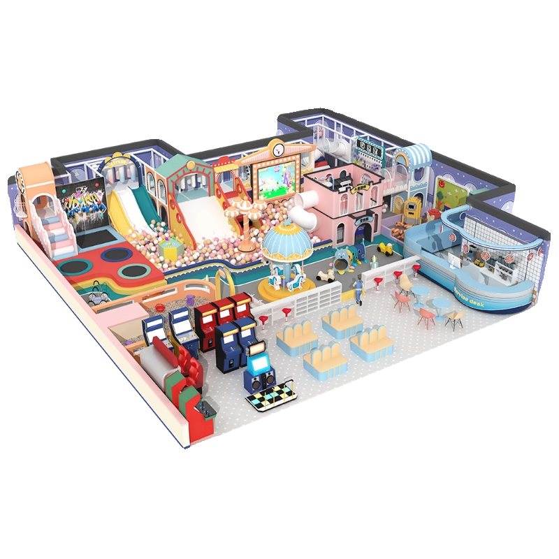 Indoor Playground Equipment Manufacturer - Modular Metal Customized Size