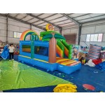 Inflatable Bouncer Manufacturer - Funny Rainbow Lion-Themed Slide