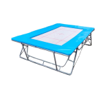 Sports Mesh Trampoline Manufacturer - White 8ft Outdoor Gymnastic