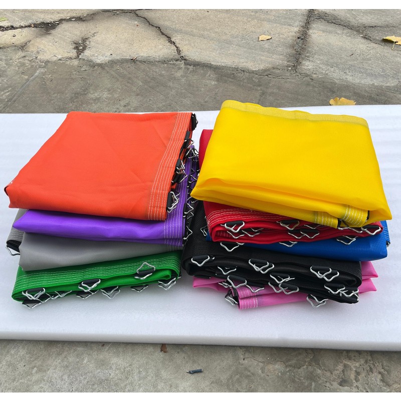 Trampoline Mat Factory - Elastic Bound Edge Wind Resistance